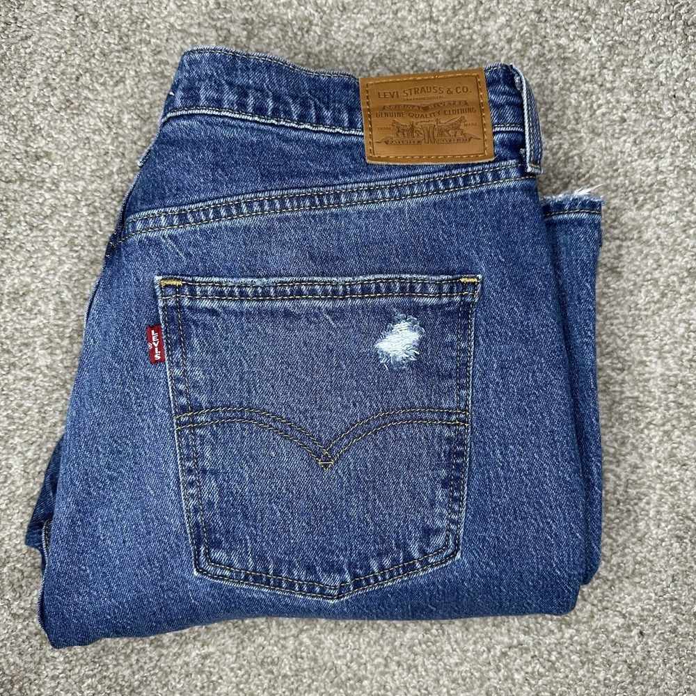 Levi's Premium 70s High Flare Jeans Women's Size 36x30 (Tag 33x30) Y2K - Picture 11 of 16
